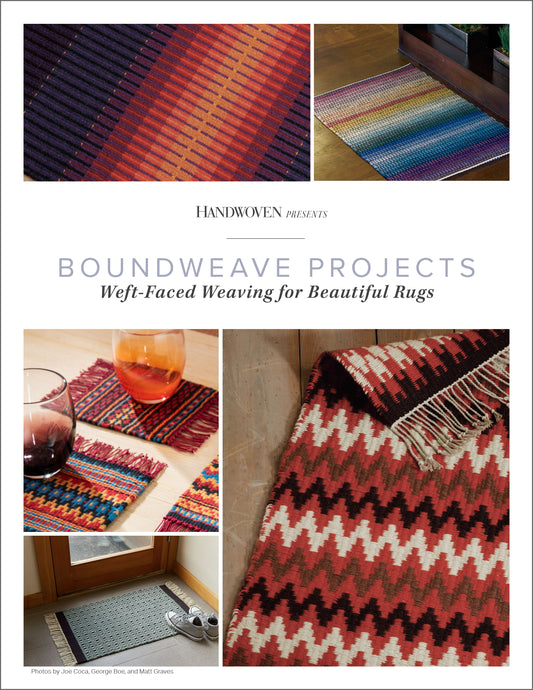 Boundweave Projects: Weft-Faced Weaving for Beautiful Rugs eBook