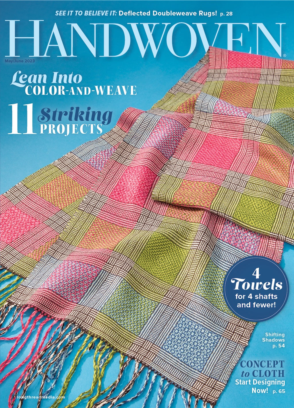 Handwoven Magazine Easy Weaving with Little Looms Fall 2023 - The Websters