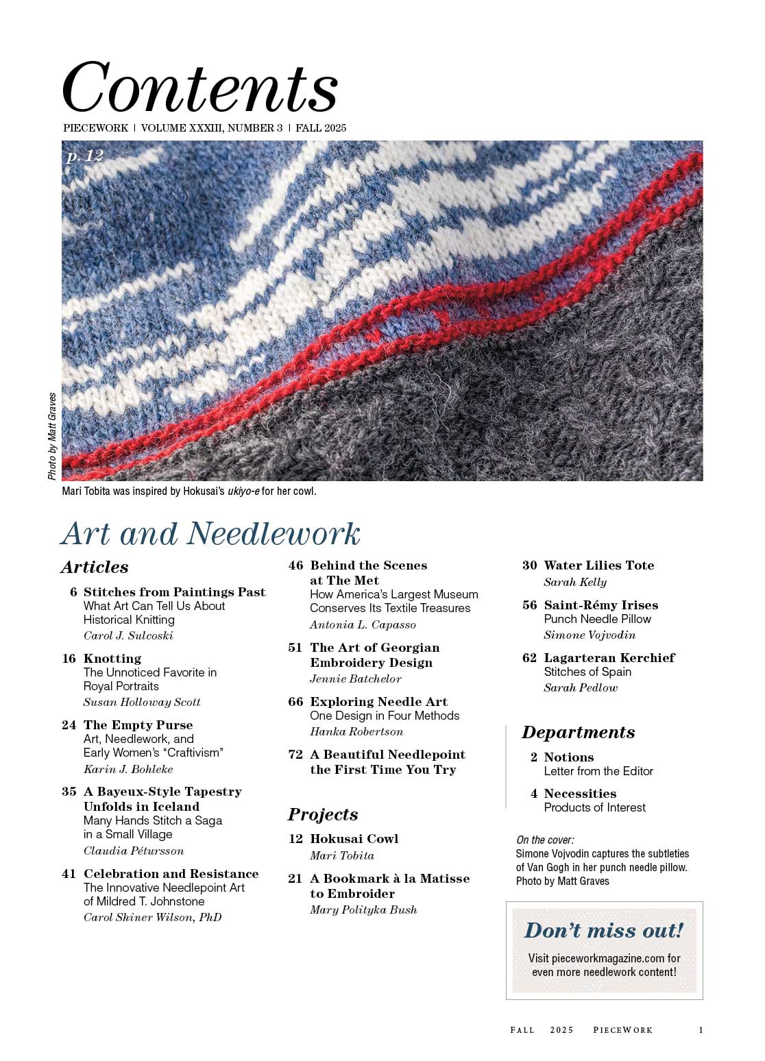 PieceWork Fall 2025