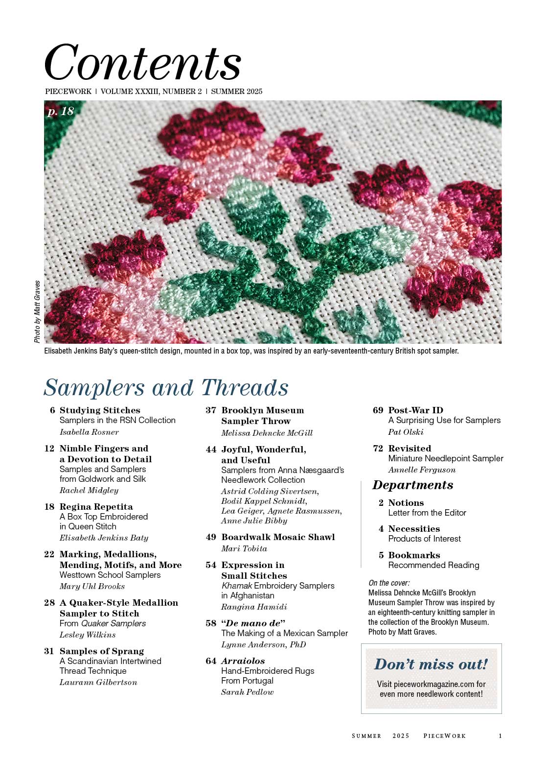 PieceWork Summer 2025