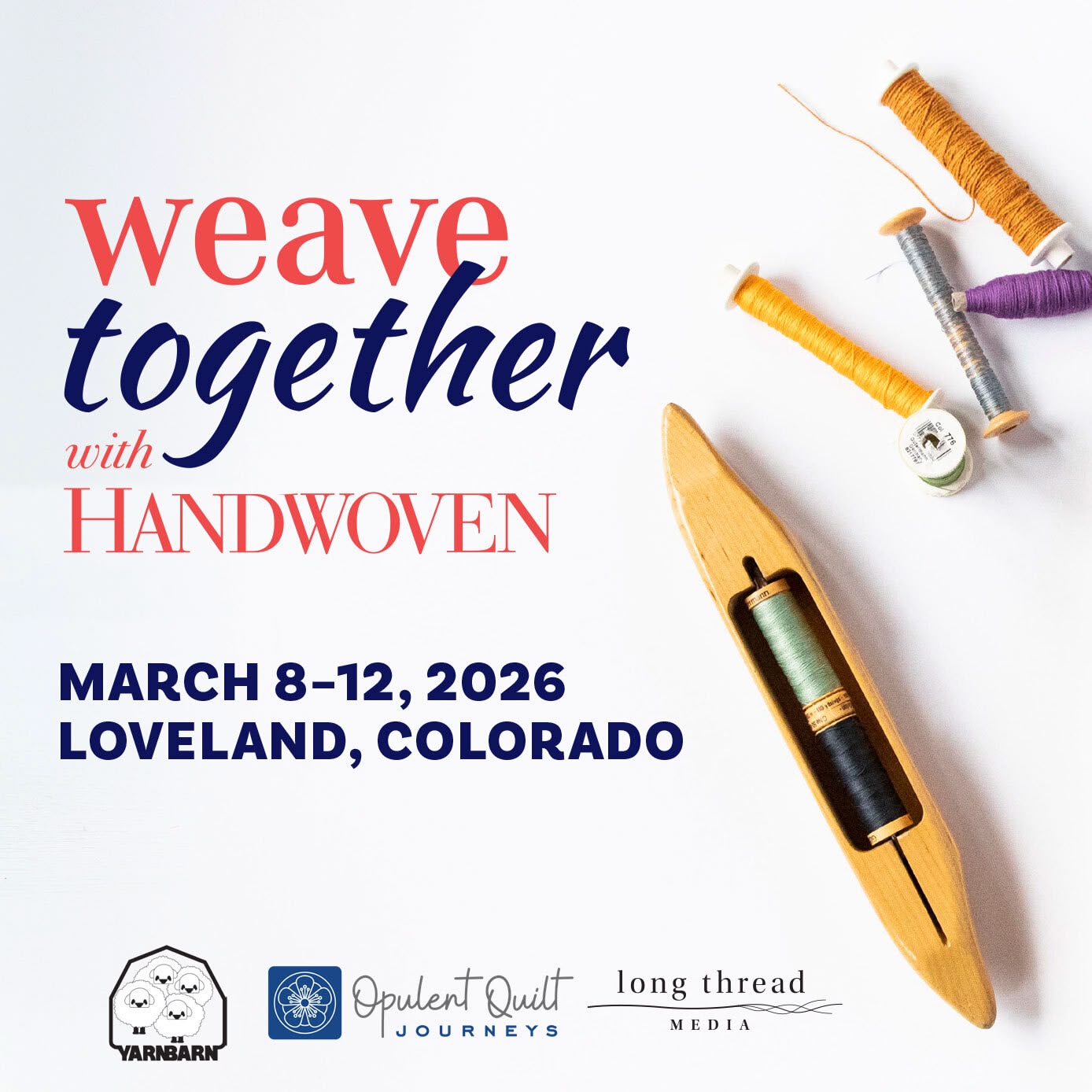 Weave Together with Handwoven (Loveland, Colorado | March 8-12, 2026)