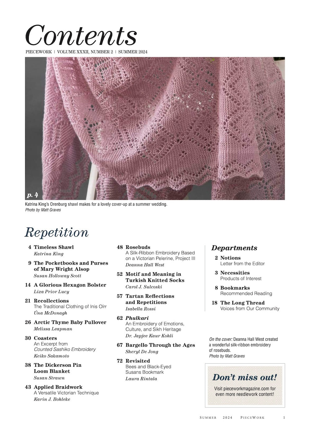 PieceWork Summer 2024