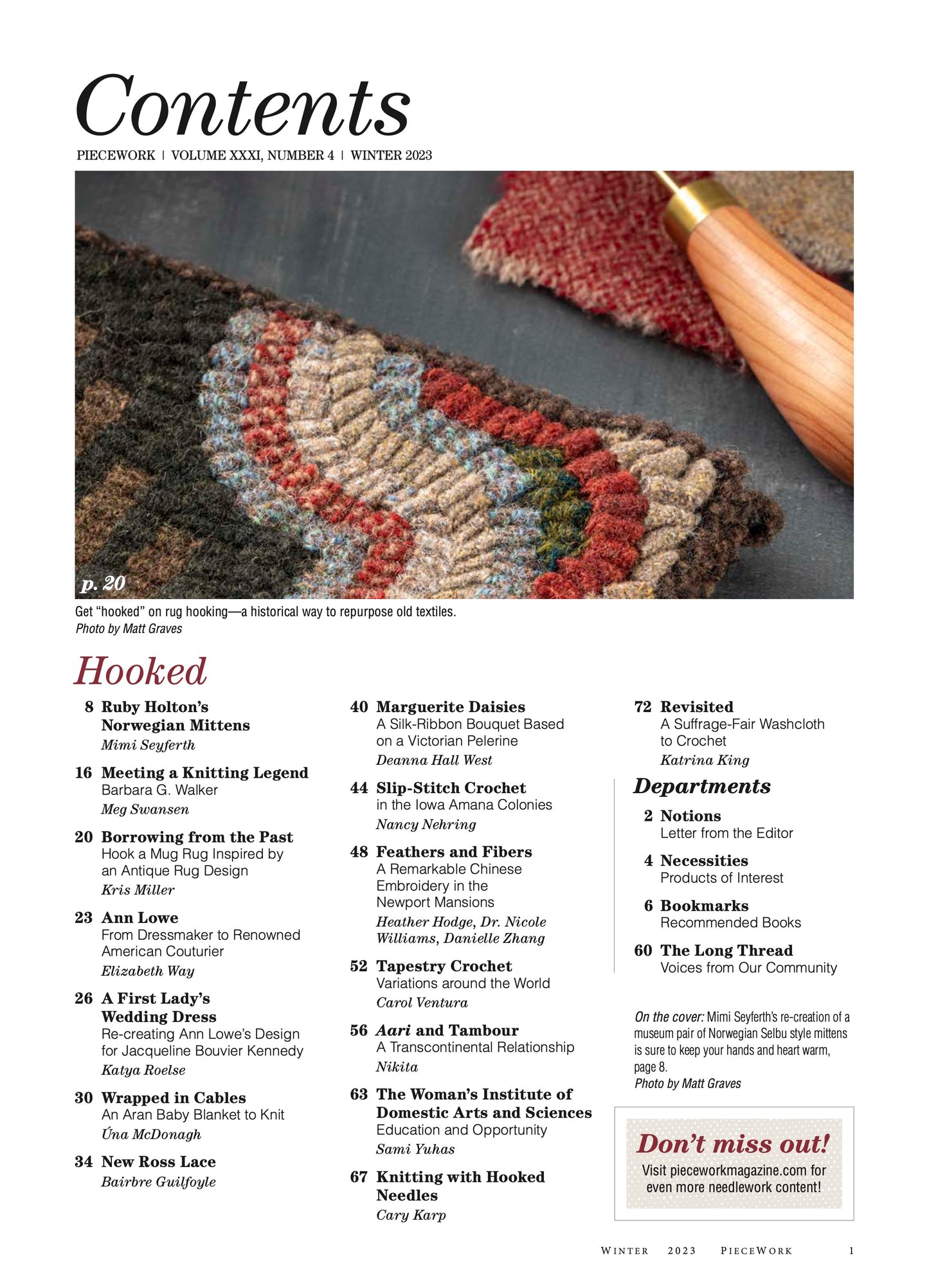 PieceWork Winter 2023