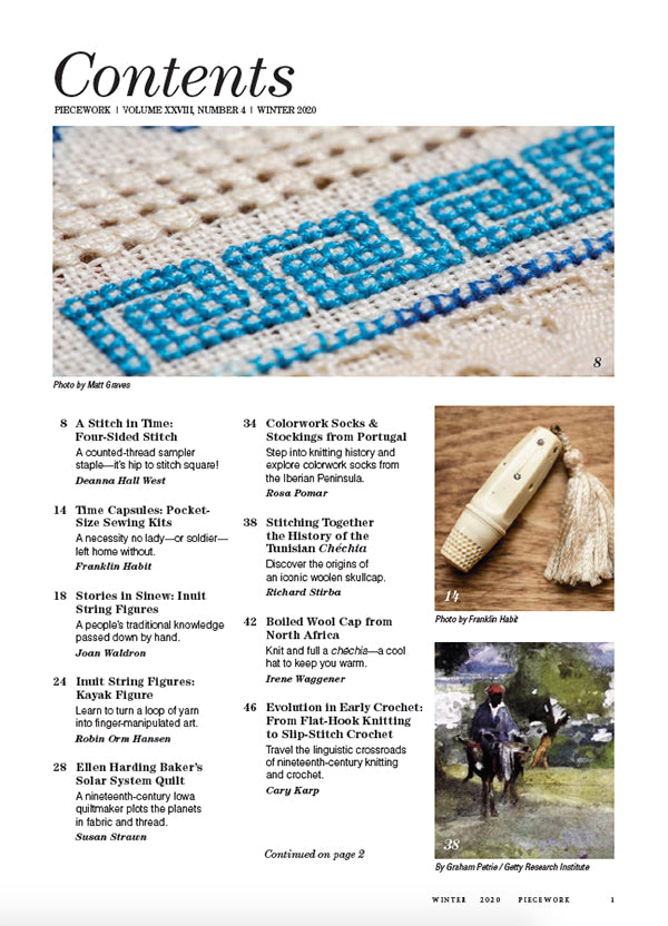 PieceWork Winter 2020