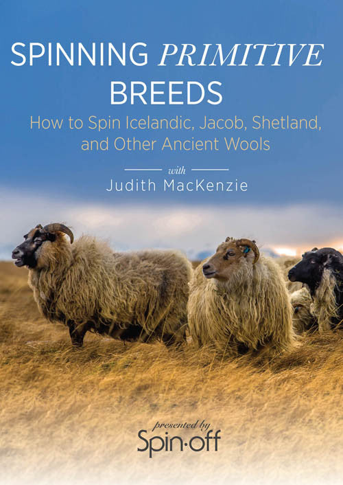 Spinning Primitive Breeds: How to Spin Icelandic, Jacob, Shetland