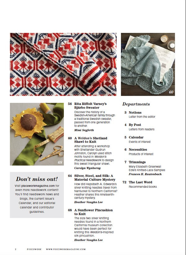 PieceWork Winter 2019