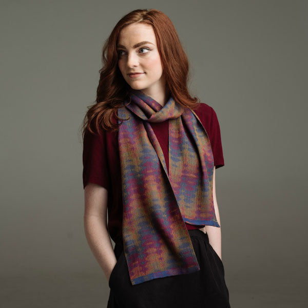 Jin Silk Scarf 16-Shaft Weaving Pattern DownloadImage