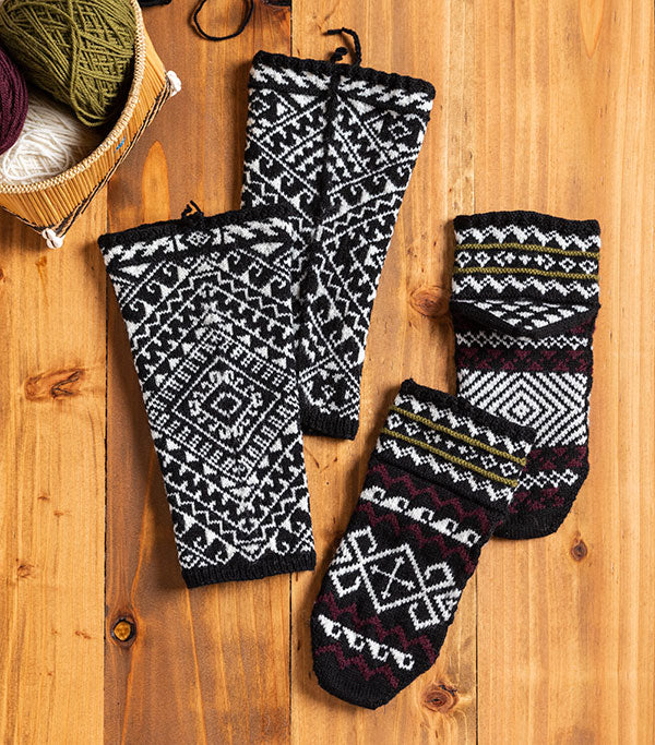 Xanthi Socks and Leggings Knitting Pattern – Long Thread Media