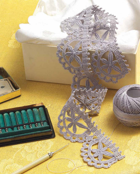 A Yap Lace Edging in Crochet and Needle Lace PatternImage