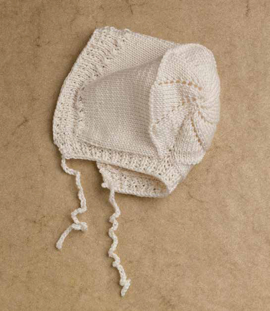 Baby's Christening Set: Bonnet Knitting Pattern DownloadImage