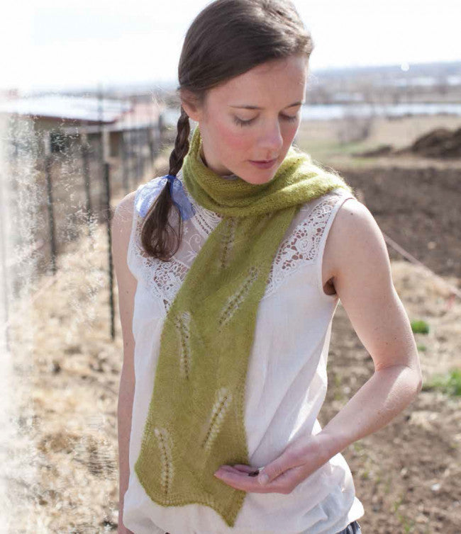 Giant Slayer's Vine Scarf Knitting Pattern DownloadImage