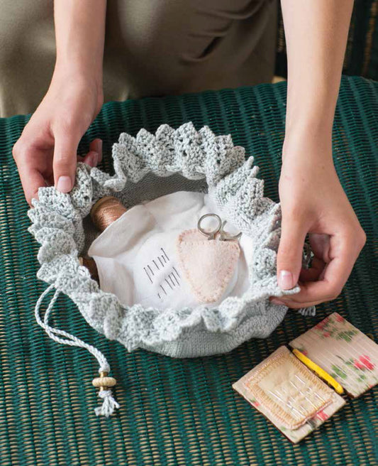 Upstairs Bag for Needlework and Sewing Knitting Pattern DownloadImage