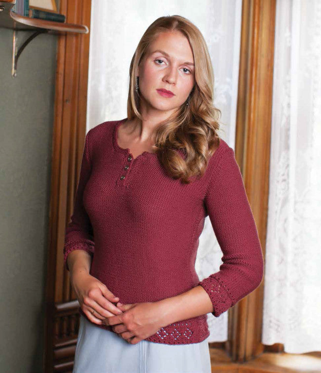 Highbury Top Knitting Pattern DownloadImage
