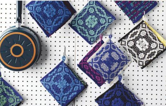 Overshot Pot Holders Weaving Pattern DownloadImage