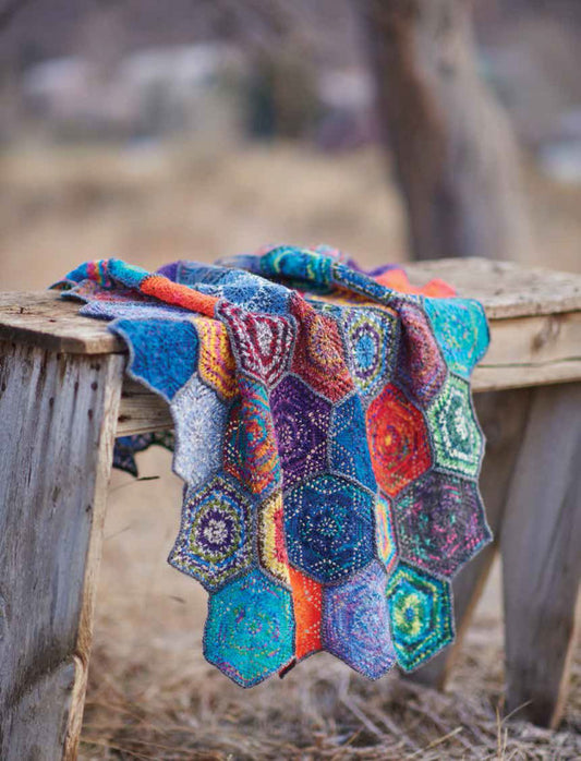 Margarita's Coverlet: The Hexagon Honey Comb Quilt Top ReimaginedImage