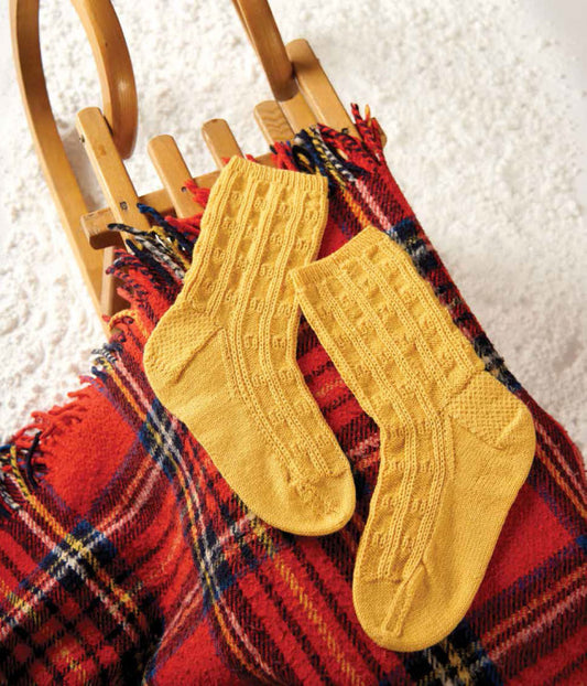 Dog Sledge Socks Knitting Pattern DownloadImage