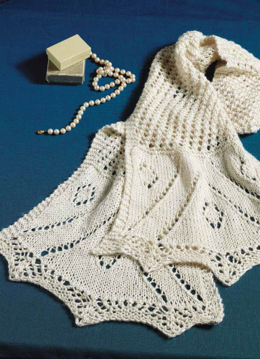 Cousin Martha's Scarf to Knit Knitting Pattern DownloadImage