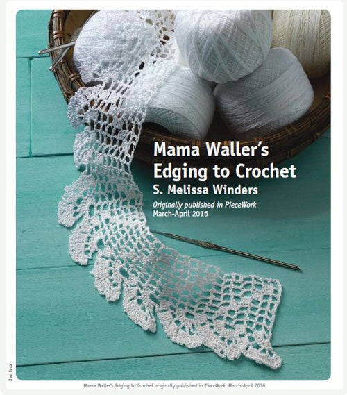 Mama Waller's Edging to Crochet Pattern DownloadImage
