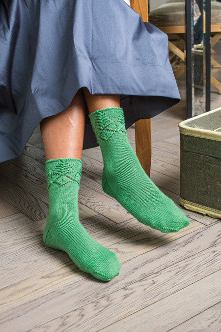 Primavera Stockings Knitting Pattern DownloadImage