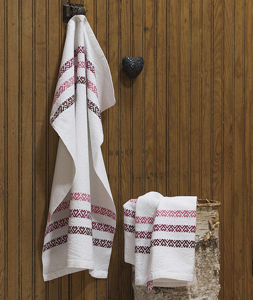 Farmhouse Kitchen Tea Towel w/ Stripes