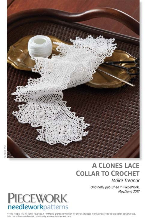 A Clones Lace Collar to Crochet Pattern Download – Long Thread Media