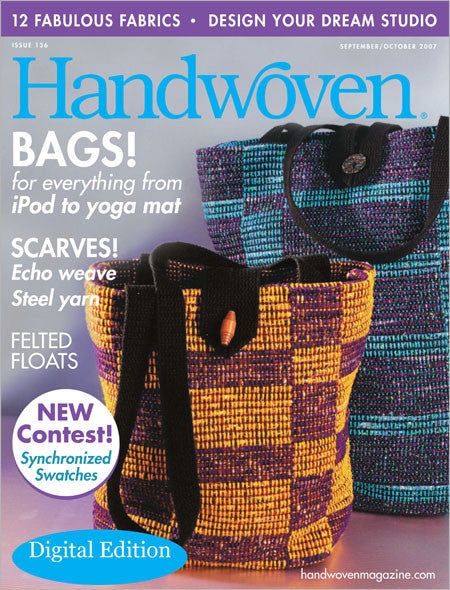 Handwoven, September/October 2007 Digital Edition Image