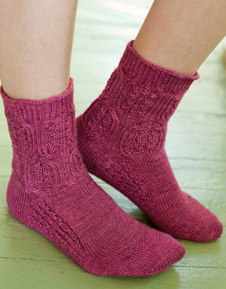 Mistress of Donwell Abbey Socks Knitting Pattern Download – Long