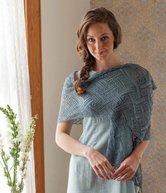 An Elegant Beaded Lace Stole PatternImage