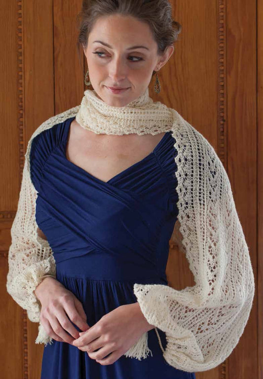 Osprey Shetland Lace Cloud Knitted Stole PatternImage