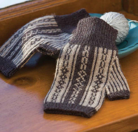 Vavnaden Handwarmers Knitting Pattern DownloadImage