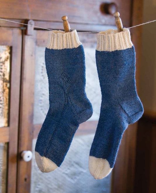 Welsh Socks with a Quirk Knitting Pattern DownloadImage