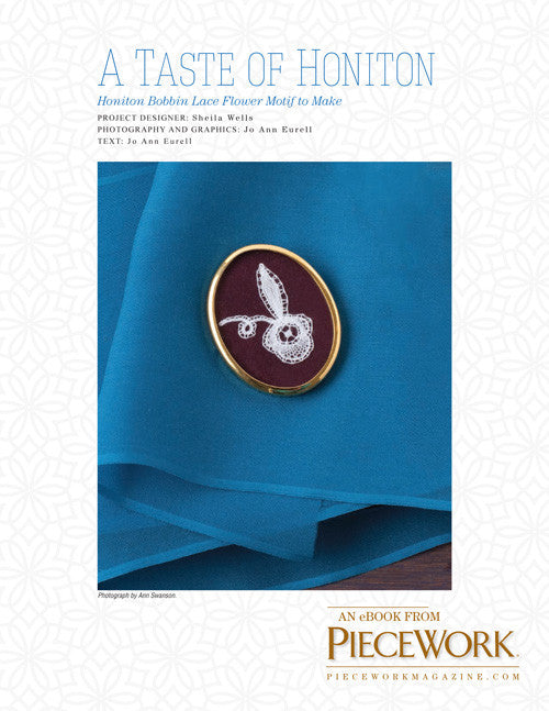 A Taste of Honiton eBook: Honiton Bobbin Lace Flower Motif to MakeImage