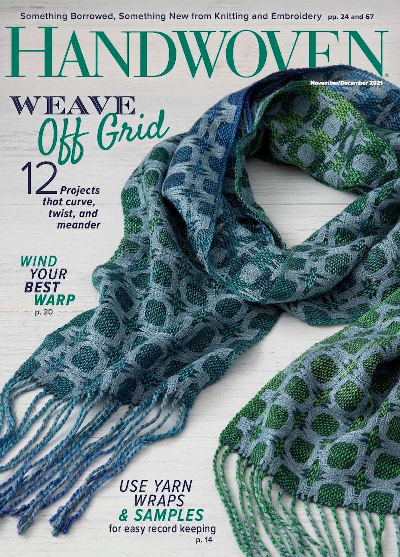 Learning to Weave - 3x1 Twill Weave Scarf - Stitches n Scraps