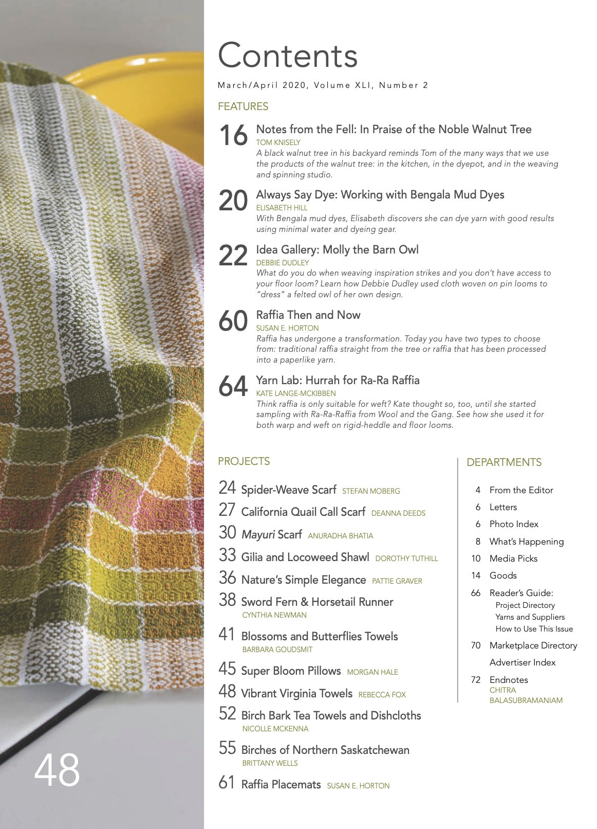 Handwoven March/April 2020