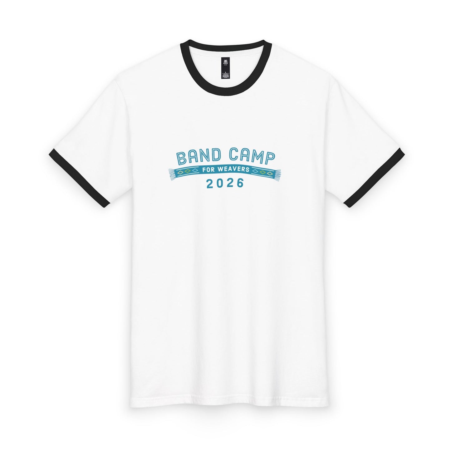 Band Camp 2026 Ringer Tee — "Band Camp for Weavers"