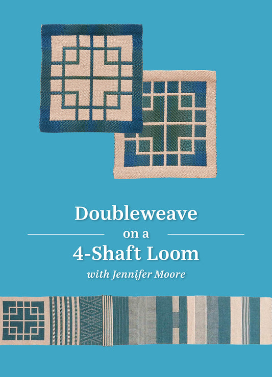 Doubleweave on a 4-Shaft Loom Video Download