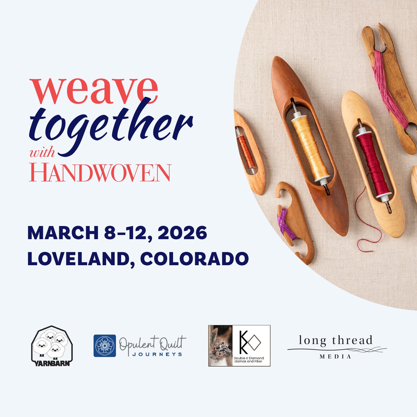 Weave Together with Handwoven (Loveland, Colorado | March 8-12, 2026)