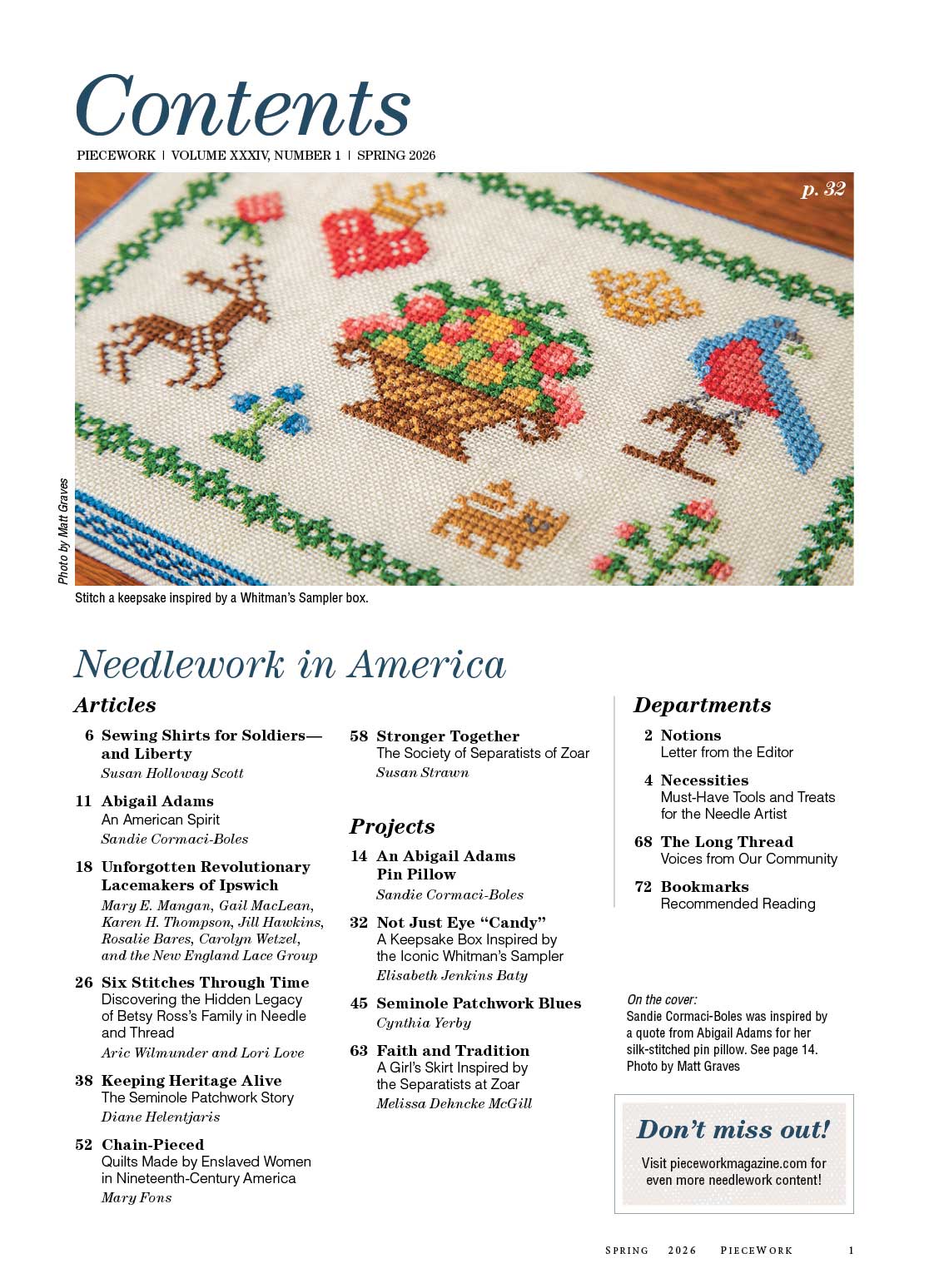 PieceWork Spring 2026