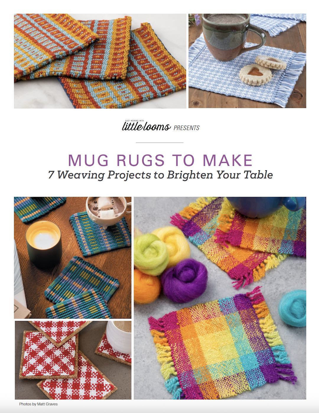 Mug Rug Project Mug Rugs to Make: 7 Weaving Projects to Brighten Your Table | eBook ...