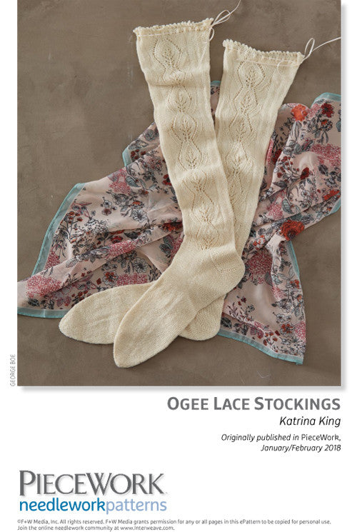 Ogee Lace Stockings Pattern DownloadImage