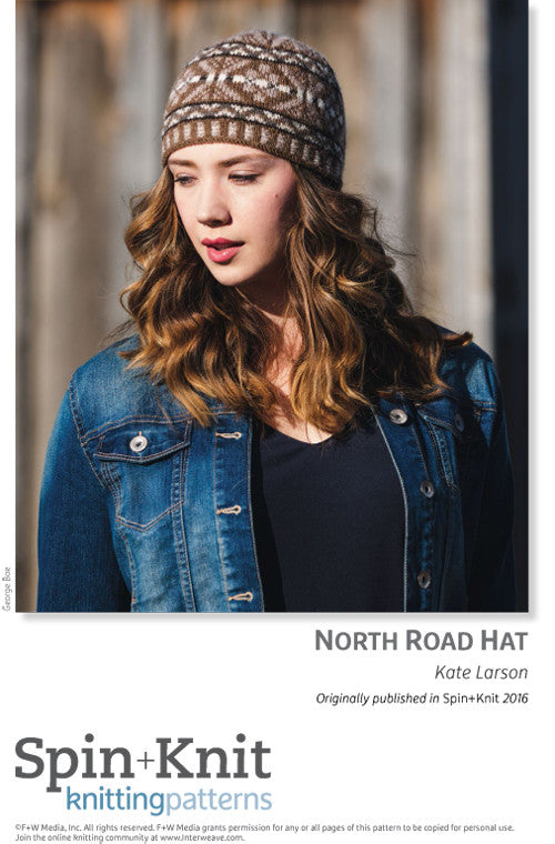 North Road Hat Spinning Knitting Pattern DownloadImage