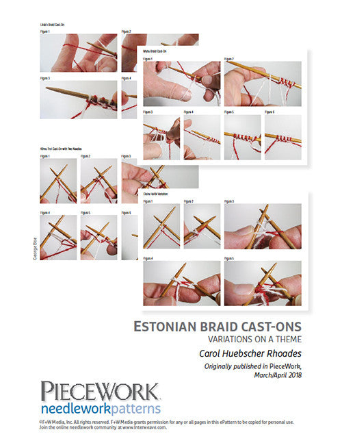 Estonian Braid Cast-Ons: Variations on a Theme Pattern DownloadImage