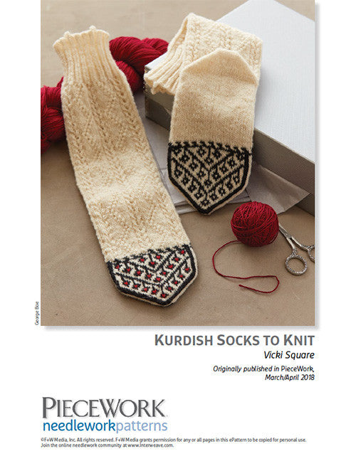 Kurdish Socks to Knit Pattern DownloadImage