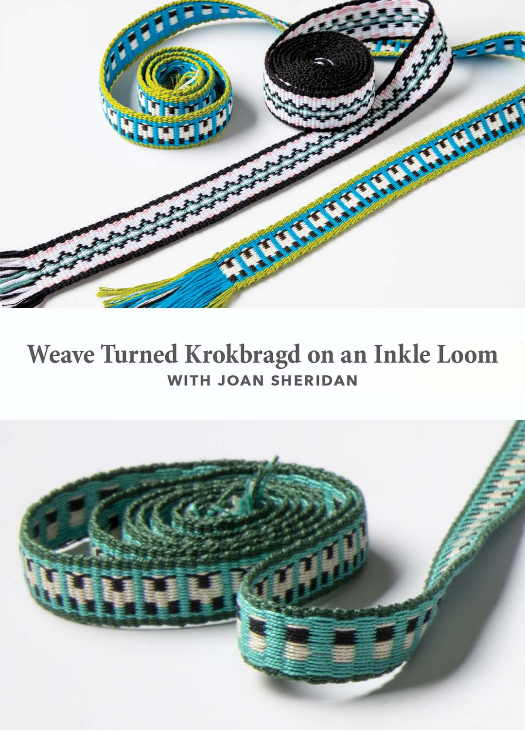 Weave Turned Krokbragd on an Inkle Loom Video Download