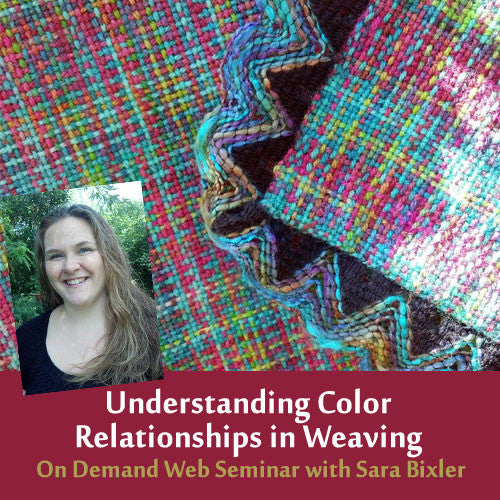 Understanding Color Relationships in Weaving: How to anticipate color interactions between warp and weft On Demand Web SeminarImage
