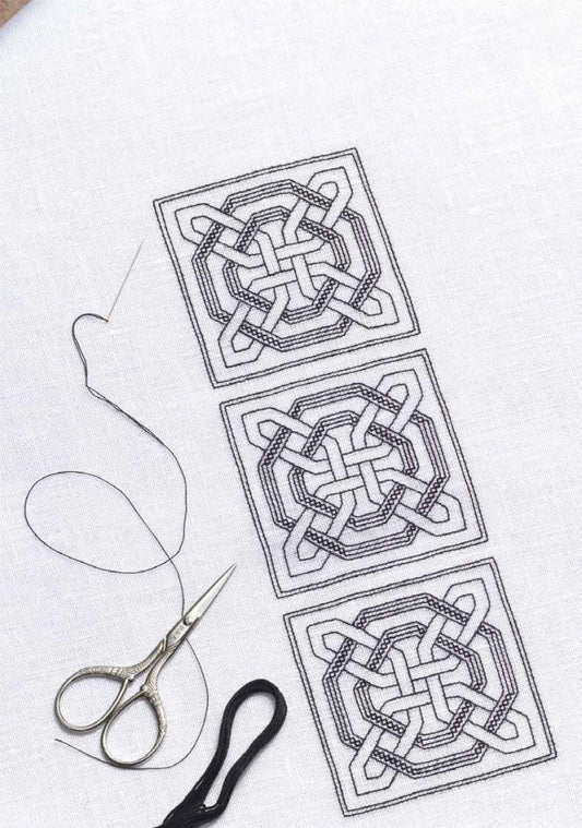 A Moorish Motif to Embroider in Double Running Stitch Pattern Image
