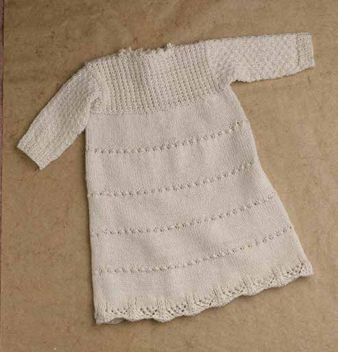 Baby's Christening Set: Gown Knitting Pattern DownloadImage