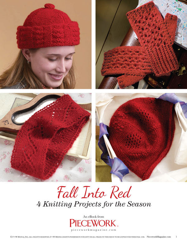 Fall Into Red eBook: 4 Knitting Projects for the SeasonImage