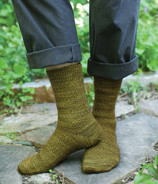 Socks for Mr. Bennet's Leisure Needlework PatternImage