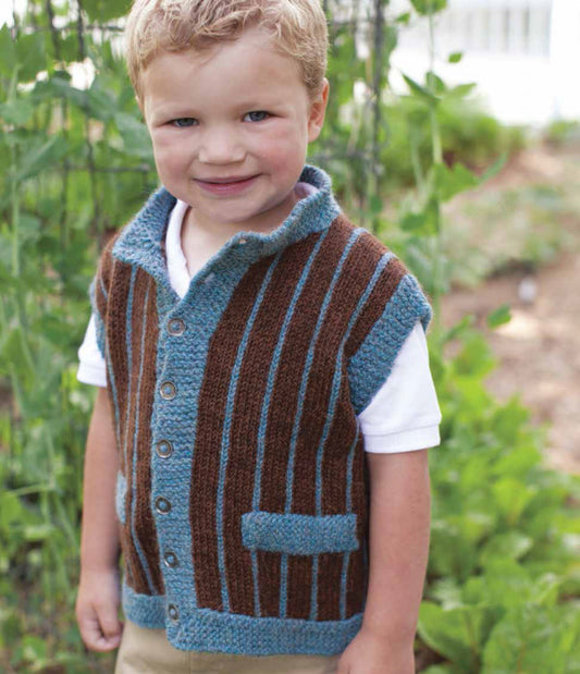 Little Man Waistcoat Knitting Pattern DownloadImage